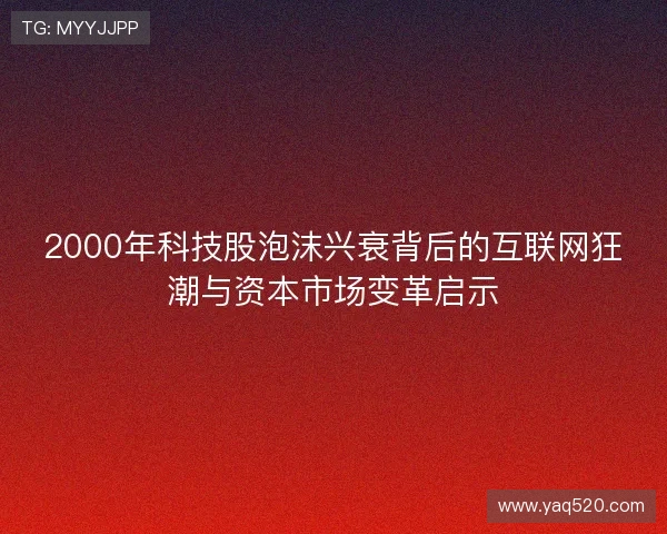 2000年科技股泡沫兴衰背后的互联网狂潮与资本市场变革启示 2000年科技股泡沫兴衰背后的互联网狂潮与资本市场变革启示